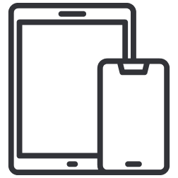 Tablet & smart phone Icon